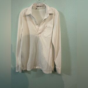 Criquet Men's white Long Sleeve Shirt